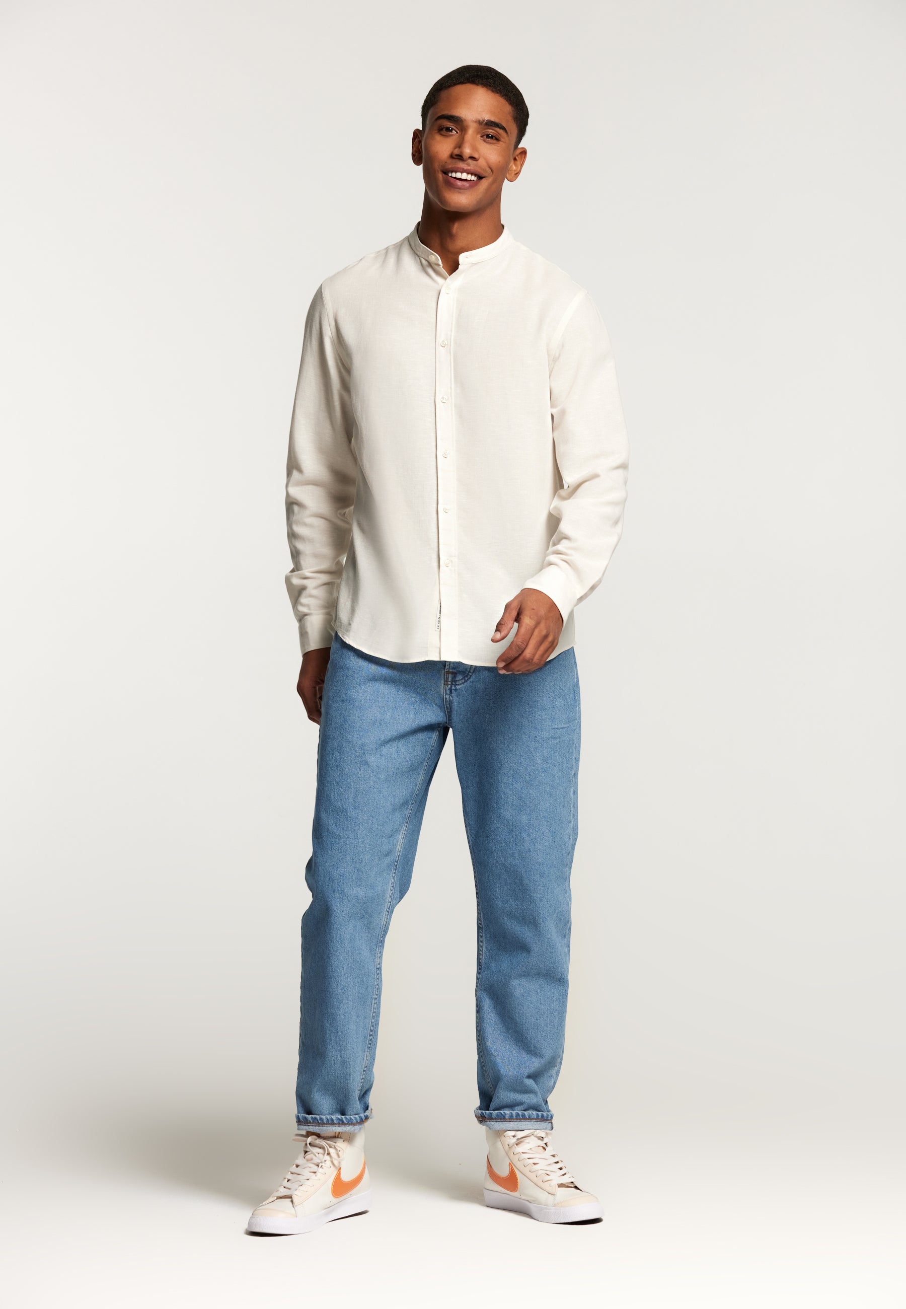 men leon linen shirt