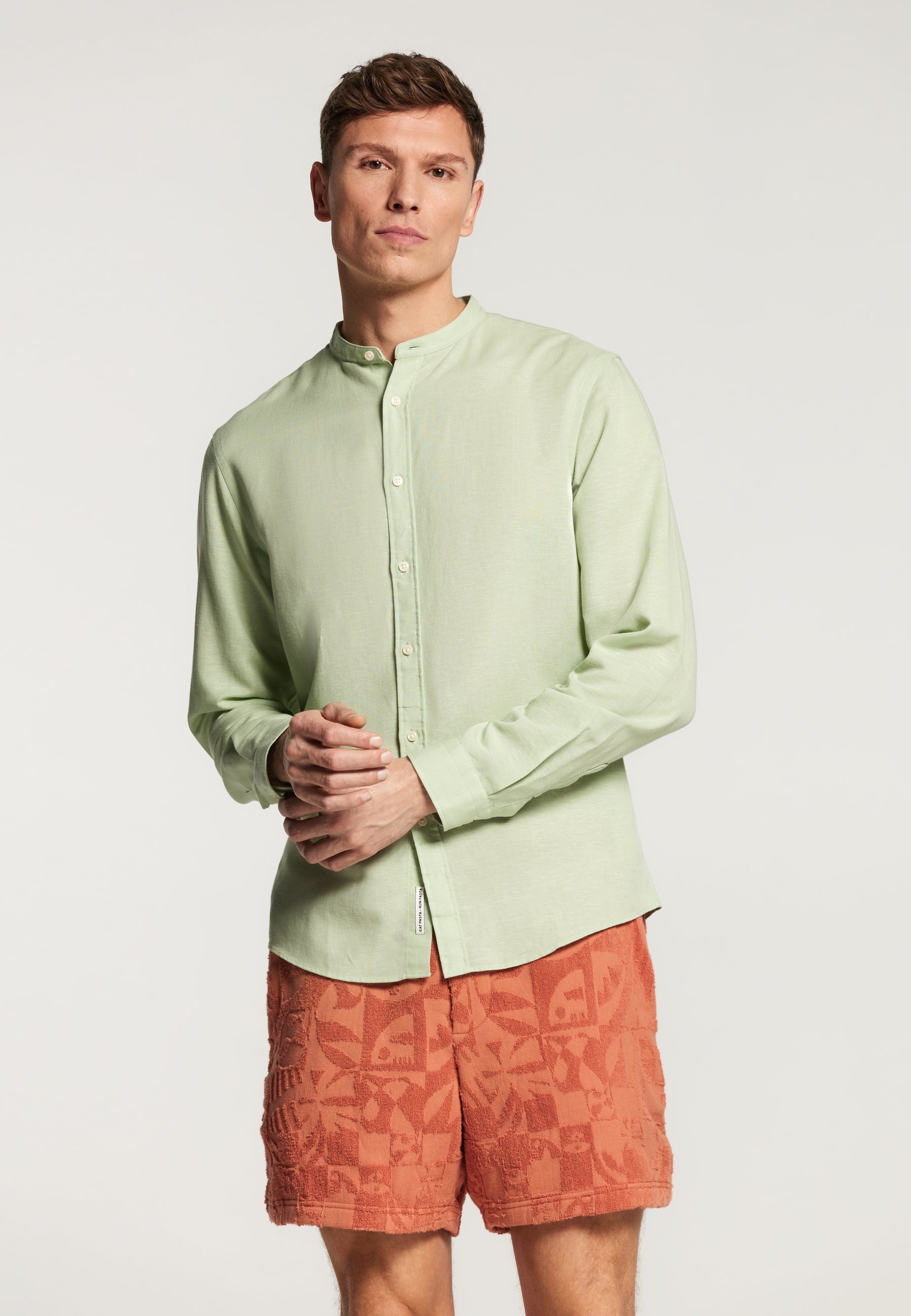 men leon linen shirt