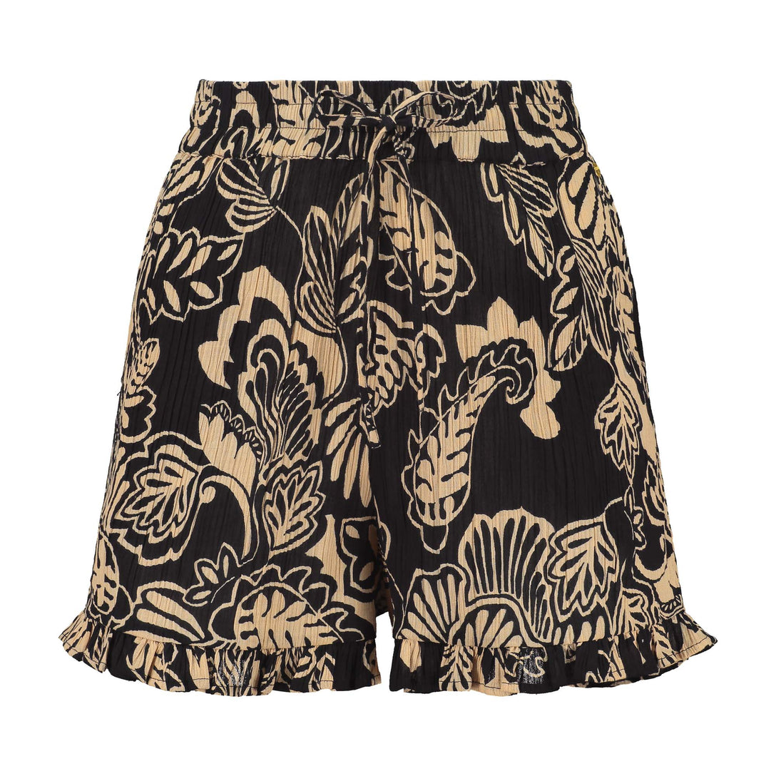 Ladies CARACAS shorts ARTSY LEAVES
