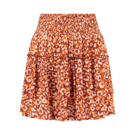 Ladies AMALFI skirt LUSH LEOPARD
