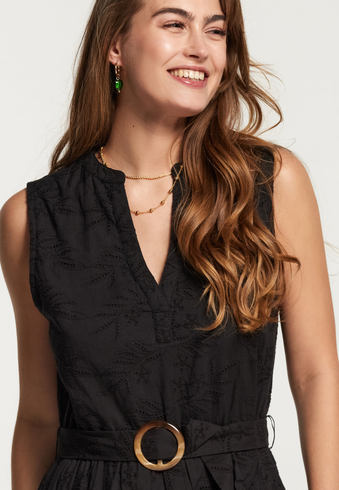 Ladies ALGARVE dress BRODERIE ANGLAISE