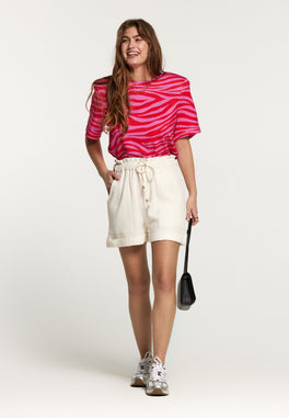 Ladies MARRAKECH shorts MOUSSELINE WAFFLE