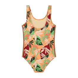 Girls RUBY swimsuit WAVY PALMS