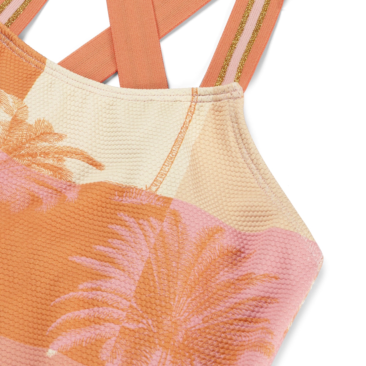Girls LOIS swimsuit BLOCK PALM