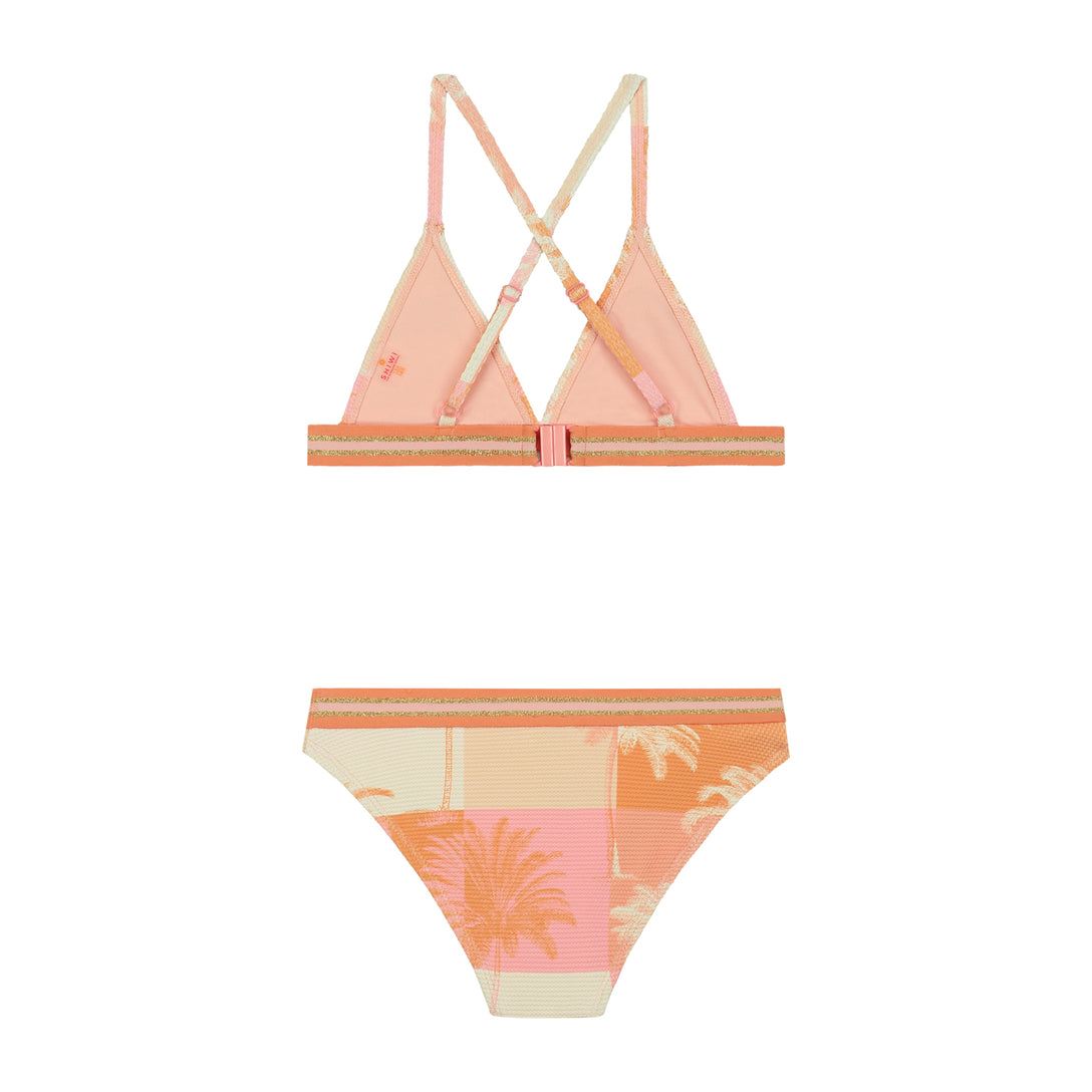 Girls LUNA bikini set BLOCK PALM