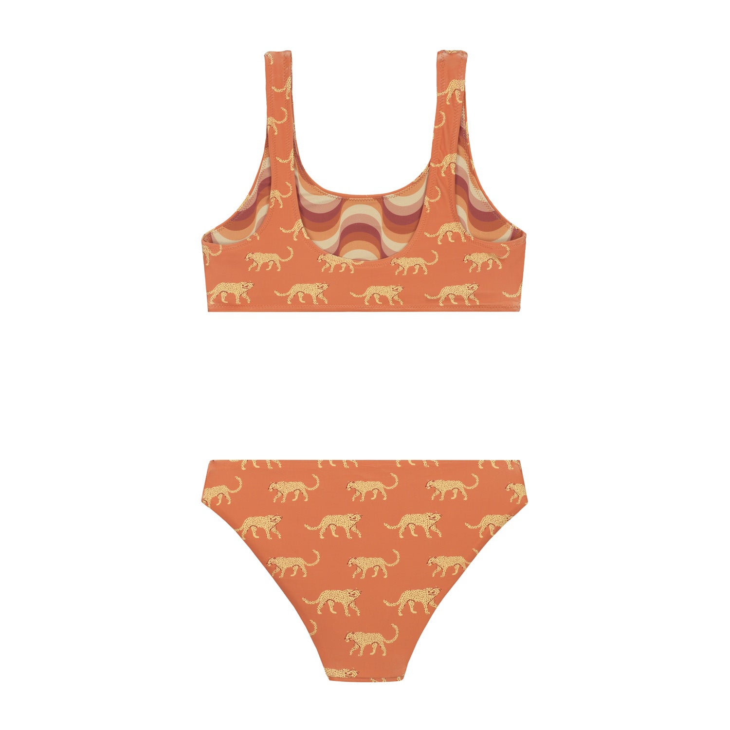 Girls RUBY REVERSIBLE bikini set GROOVY LEOPARD
