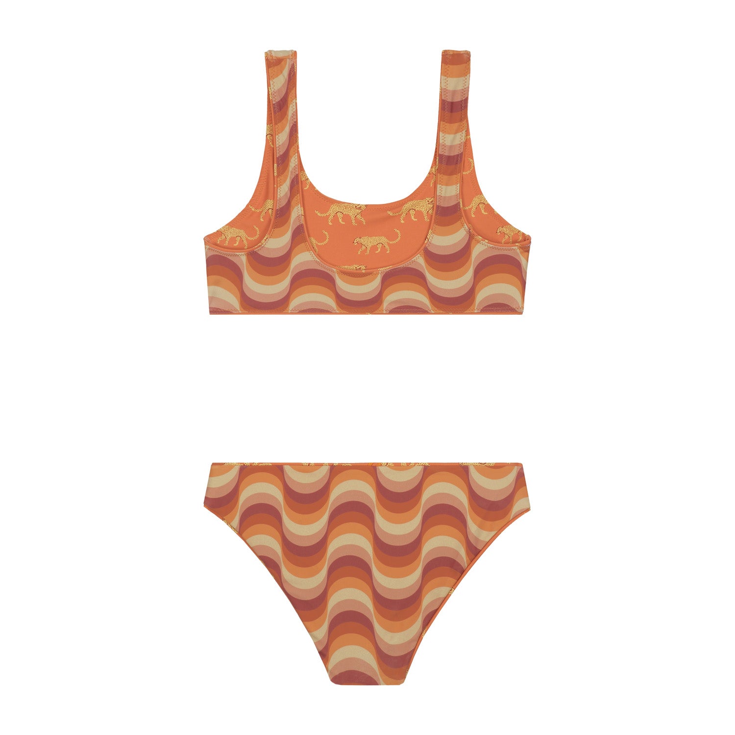 Girls RUBY REVERSIBLE bikini set GROOVY LEOPARD