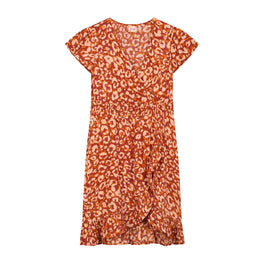 Girls SANTA CRUZ dress LUSH LEOPARD